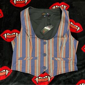 Delia’s x Dolls Kill - SOHO CHIC STRIPED VEST